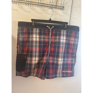 TH Tommy Hilfiger swim shorts plaid #77806